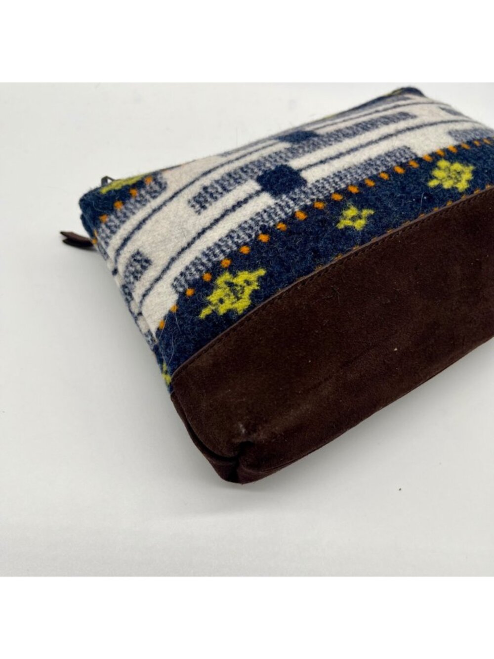Pendleton Brown Wool And leather Clutch - Picture 7 of 11